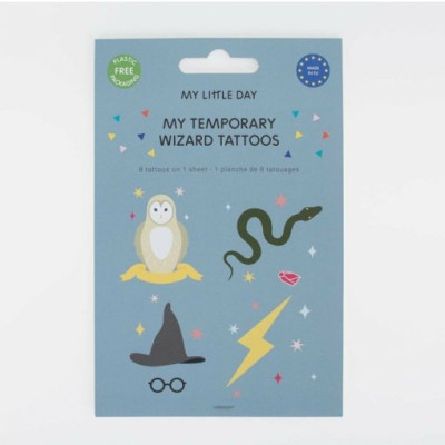 8 Tatuagens Temporárias Wizard