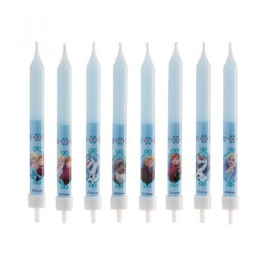 8 Velas Frozen 9cm