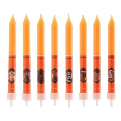 8 Velas Star Wars 9cm