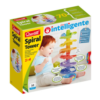 A Minha Primeira Torre Espiral 10 peças Quercetti