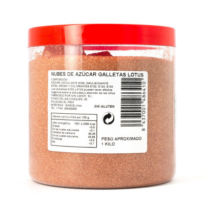 Açúcar Algodão Doce Bolacha Caramelizada Lotus