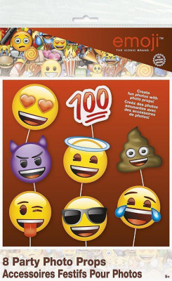 Adereços Fotos Festas Emoji 8und