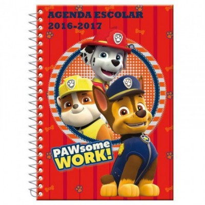 Agenda Escolar Patrulha Pata A5 2016-2017