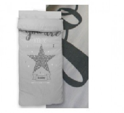 All My Star cinza - Saco nórdico 90x200