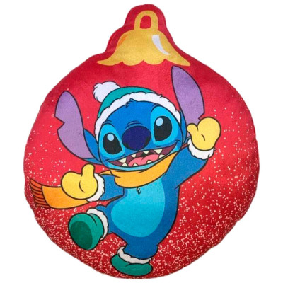 Almofada Bola de Natal Stitch Disney