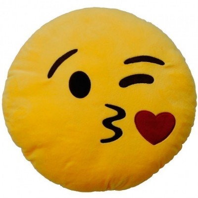 Almofada  Emoji Beijo Malicioso - 25cm