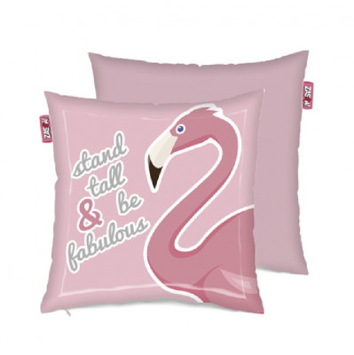 Almofada Flamingo com fecho