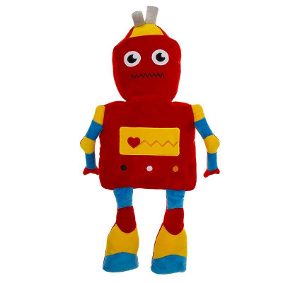 Almofada Forma Robot Vermelho