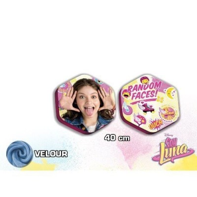 Almofada hexagonal 40cm veludo de Sou Luna