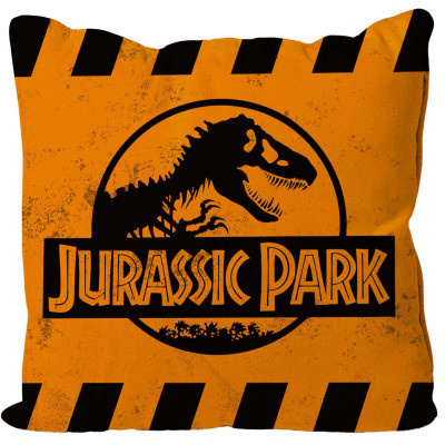 Almofada Jurassic Park Laranja 40cm