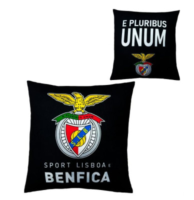 Almofada S. L. Benfica Preta 40x40cm