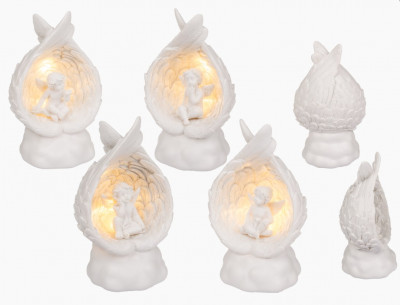 Anjo com Luz Led Decoração Sortido