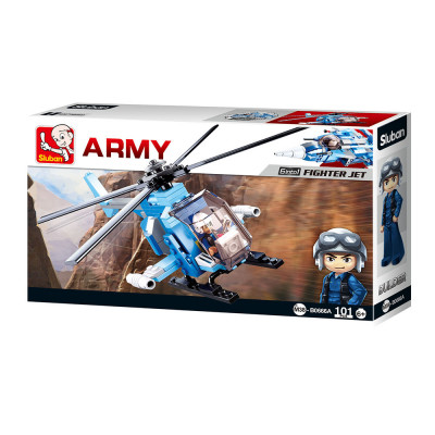 Army Helicóptero 101 pcs Sluban