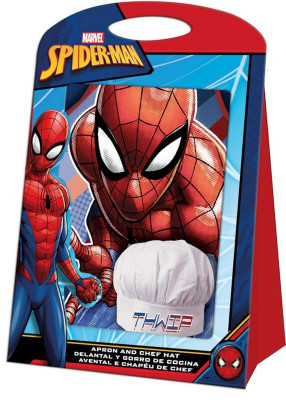Avental + Chapéu Cozinha Spiderman