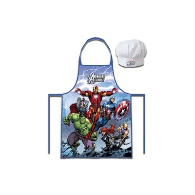 Avental + Chapéu Cozinheiro Marvel Avengers