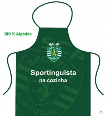 Avental SCP - Sportinguista na Cozinha