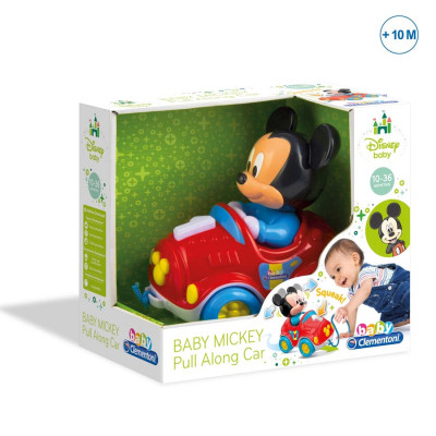 Baby Clementoni Carrinho Puxar Mickey