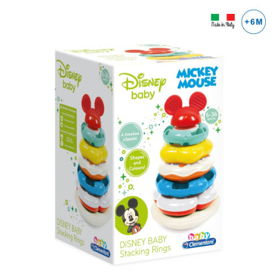 Baby Clementoni Pirâmide Argolas Mickey