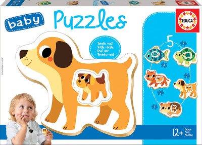 Baby Puzzles Animais Domésticos Educa