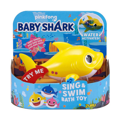 Baby Shark Amarelo Canta e Nada