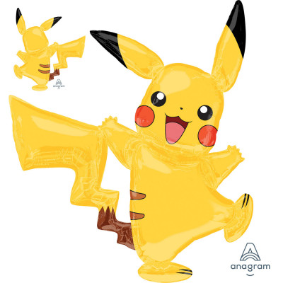 Balão AirWalker Pikachu Pokémon 139cm