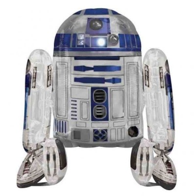 Balão Airwalker  R2D2 Star Wars 96cm