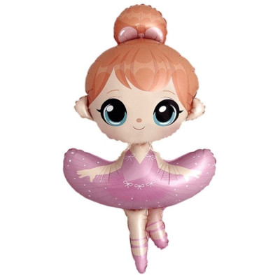 Balão Bailarina Grande Foil 117x60cm