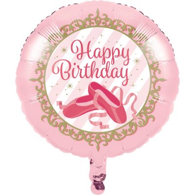 Balão Bailarina Happy Birthday