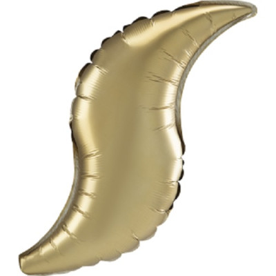 Balão Curva Dourado Satin 91cm