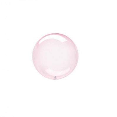 Balão Decorativo Crystal Clearz Rosa 45cm