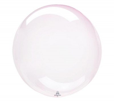 Balão Decorativo Crystal Clearz Rosa Claro 45cm