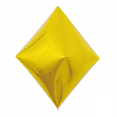 Balão Diamante Dourado Metalizado 45cm