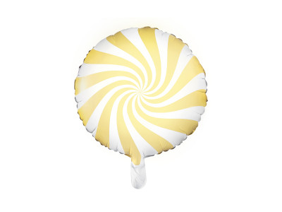 Balão Foil Candy Amarelo 45cm