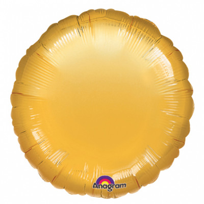 Balão Foil  Dourado Redondo 43cm