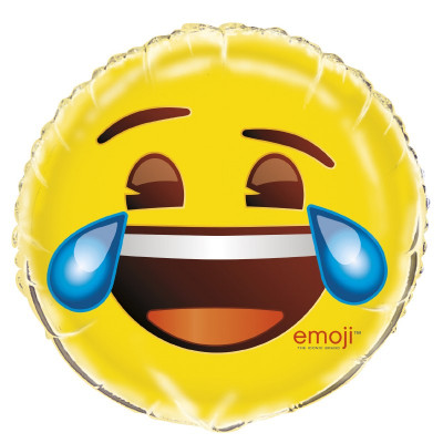 Balão Foil Emoji Chorar de Rir 18