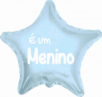 Balão Foil Estrela É um Menino Azul