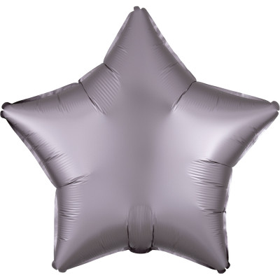 Balão Foil Estrela Greige Acetinado 48cm