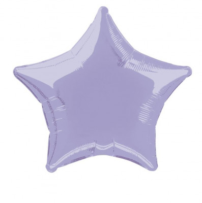 Balão Foil Estrela Lavanda 51cm