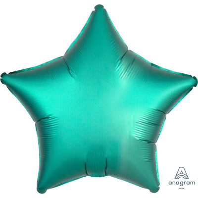 Balão Foil Estrela Verde Jade Acetinado 48cm