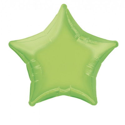 Balão Foil Estrela Verde Lima 51cm