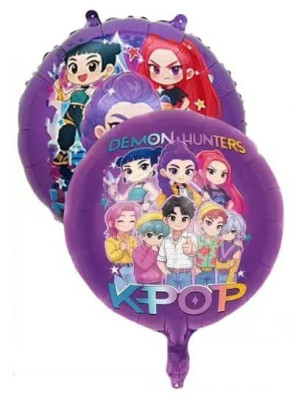 Balão Foil Guerreiras K-Pop 18" (46cm)