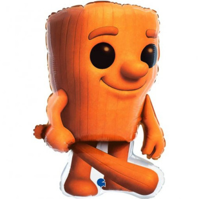 Balão Foil Italian Brainrot Tung Tung Tung Sahur