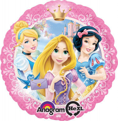 Balão Foil metálico com as Princesas Disney 43cm