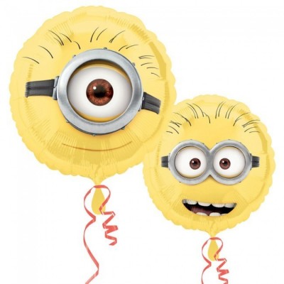 Balão Foil metálico Minions Winking - 43cm