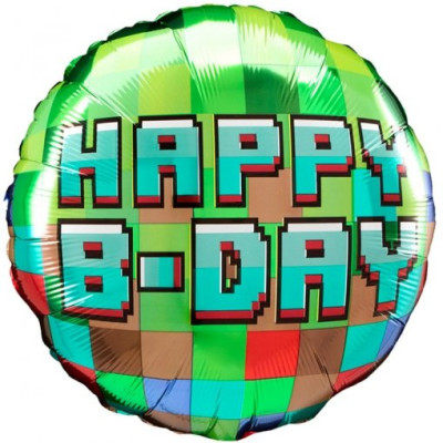 Balão Foil Minecraft  43cm