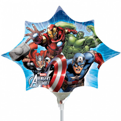 Balão Foil Mini Shape Avengers 28cm