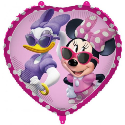 Balão Foil Minnie Junior Coração 46cm
