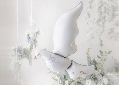 Balão Foil Pomba Branca 90cm
