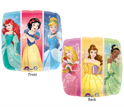 Balão Foil Quadrado Princesas Disney