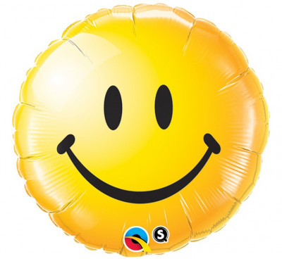 Balão Foil Redondo Emoji 46cm